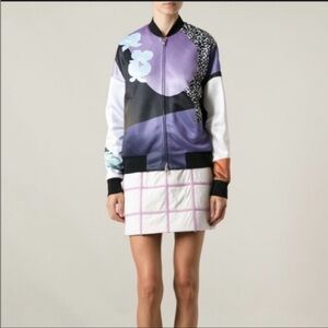 3.1 Phillip lim skirt quilted grid mini skirt cream size 4